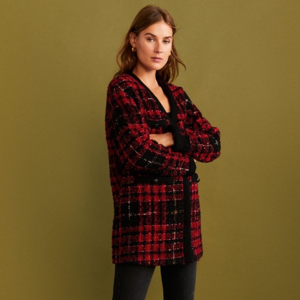 Mango Pocket Tweed Jacket - Picture 6 of 15